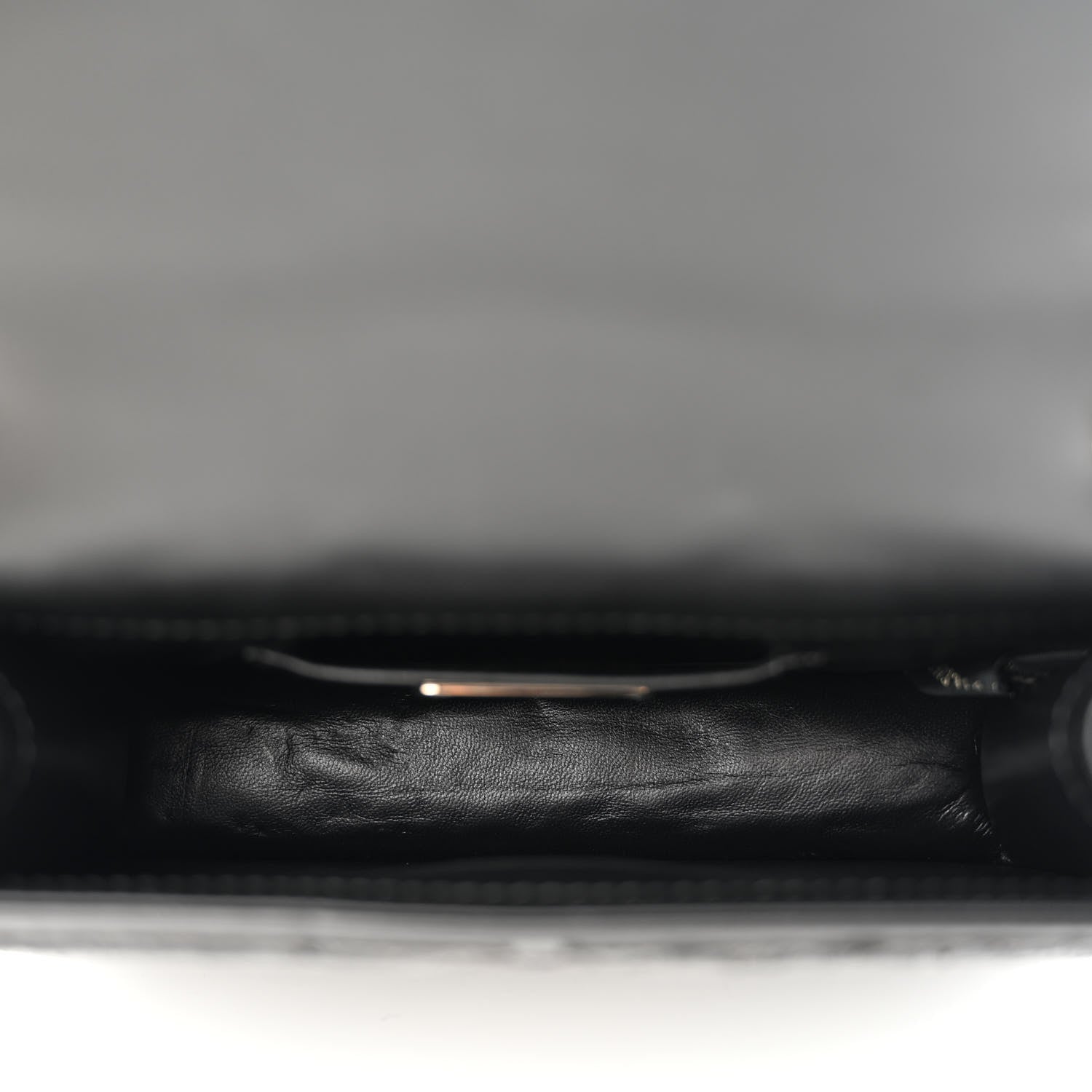 Bulgari Calfskin Snakeskin Serpenti Forever Crossbody Bag Black 6 of 12