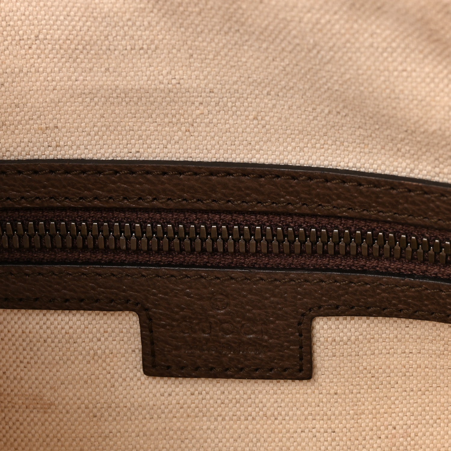Gucci GG Supreme Monogram Web Small Ophidia Half Moon Hobo Brown 6 of 11