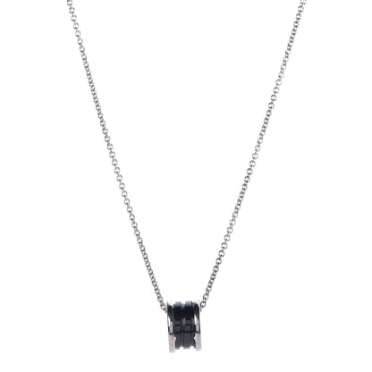 Bulgari Sterling Silver Ceramic Save The Children Pendant Necklace 1 of 7
