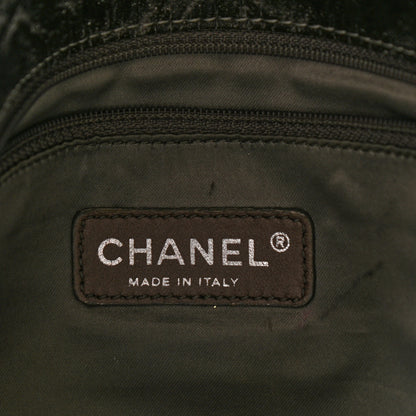 Chanel Vinyl Quilted Jumbo Melrose Degrade Flap Black 6 of 12