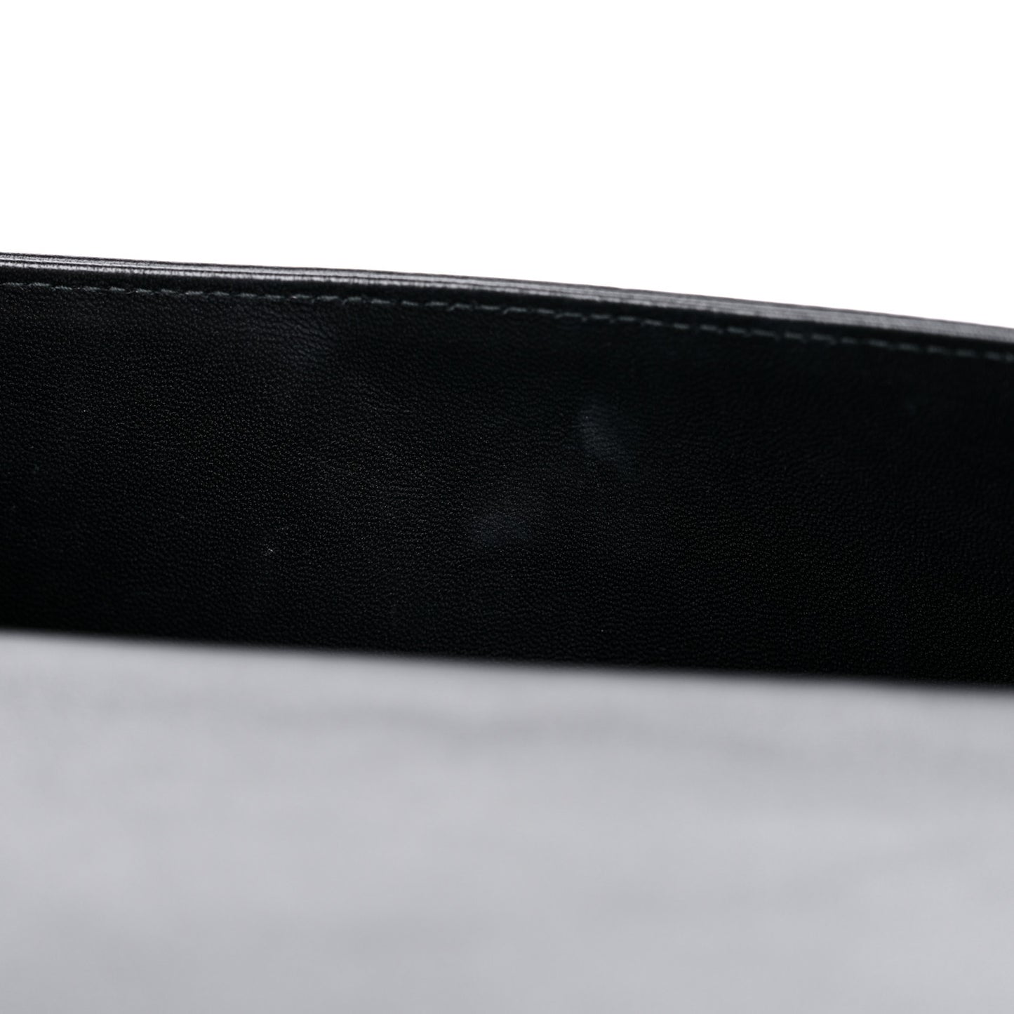Calfskin Paradise Diorama Croisiere Chain Wallet Black