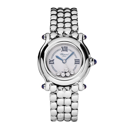 Chopard Stainless Steel 5 Diamond 26mm Happy Sport Quartz Watch 1 of 6