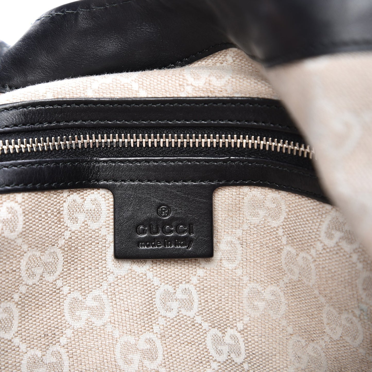 Calfskin Medium Soft Stirrup Shoulder Bag Black