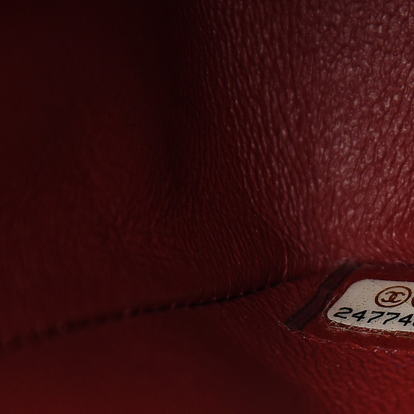 Caviar Quilted Small Double Flap Red