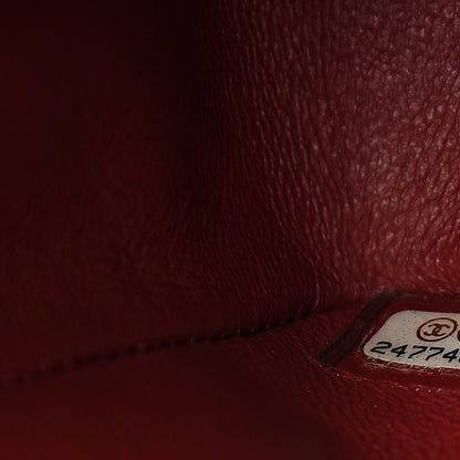 Chanel Caviar Quilted Small Double Flap Red 7 of 10