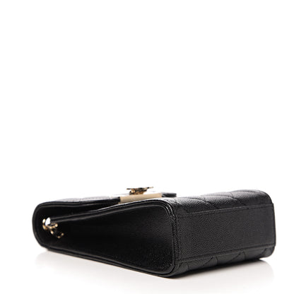 Chanel Caviar Quilted Golden Class Phone Holder Black 3 of 11
