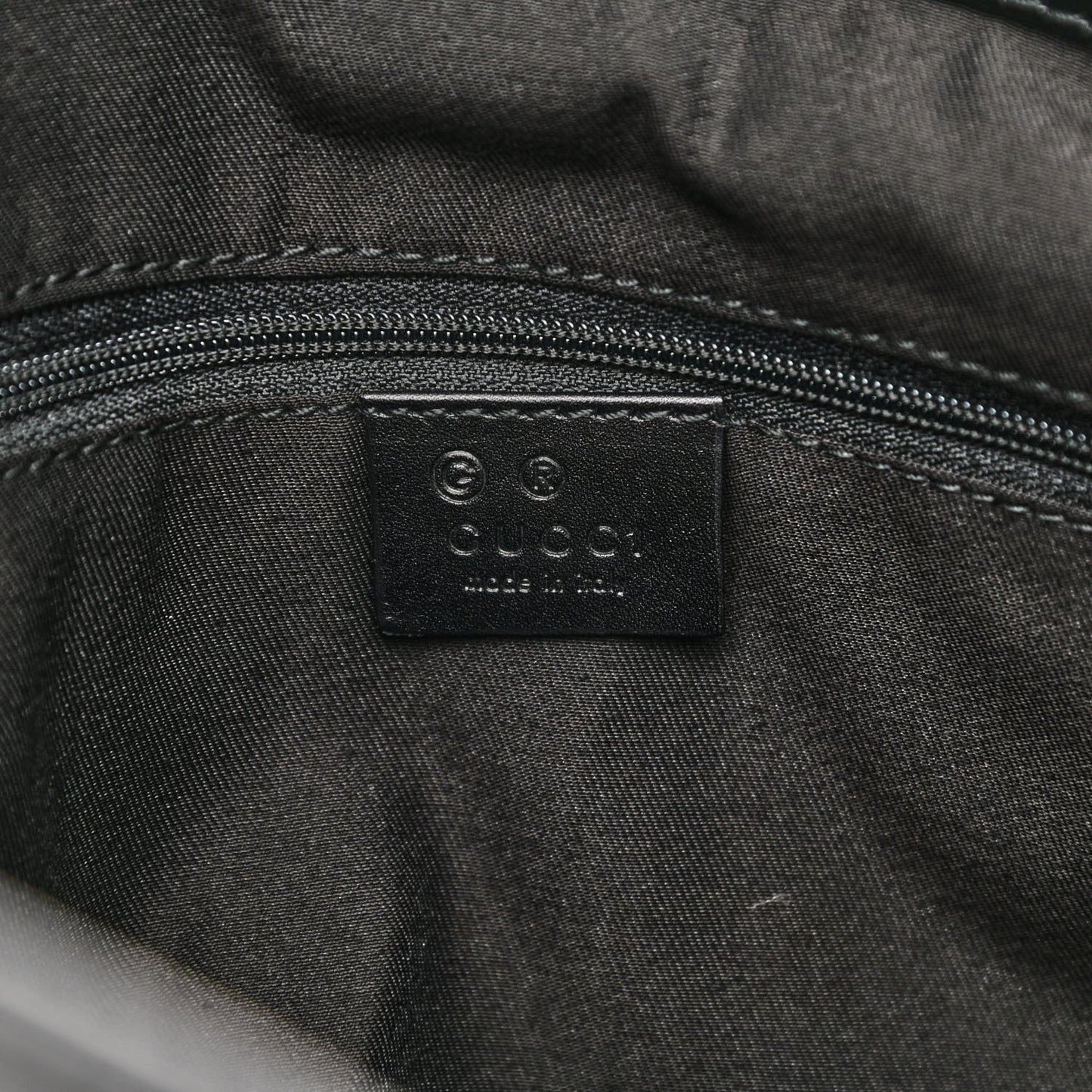 Denim Monogram Chain Bucket Tote Black