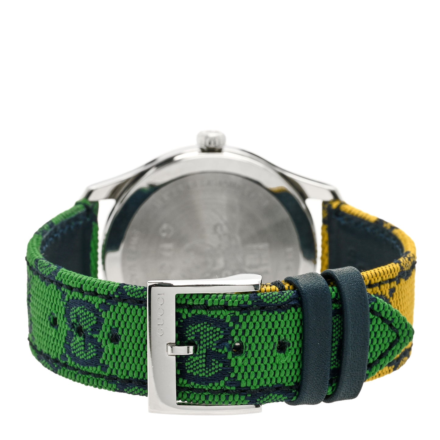 Stainless Steel Nylon 38mm G-Timeless GG Multicolor Quartz Watch