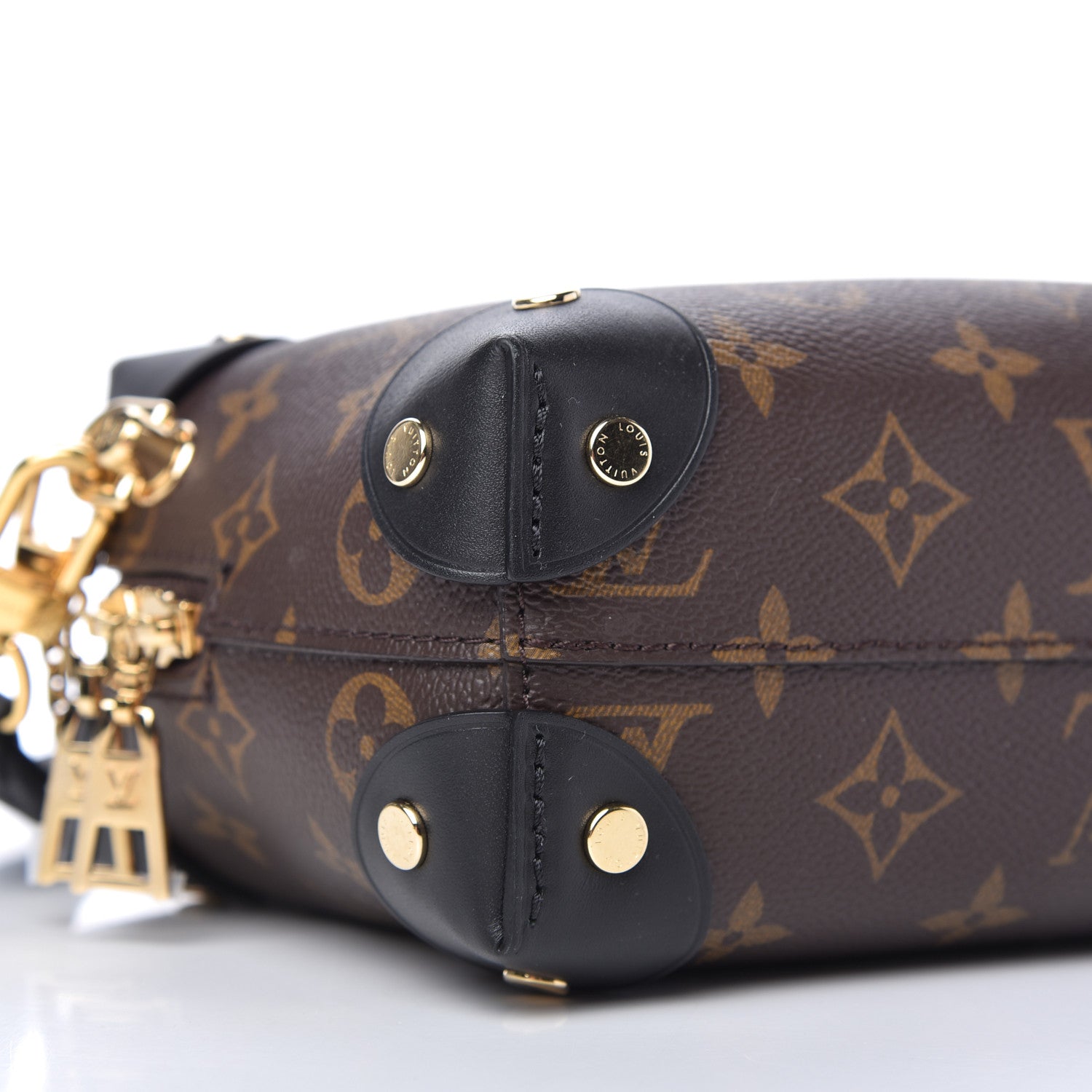 Louis Vuitton Monogram Petite Malle Souple Black 6 of 9