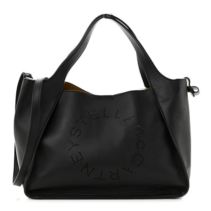 Stella McCartney Eco Alter Nappa East West Perforated Tote Black 1 of 16