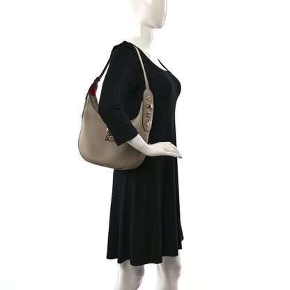 Christian Louboutin Grained Calfskin Carasky Shoulder Bag Feve 2 of 8