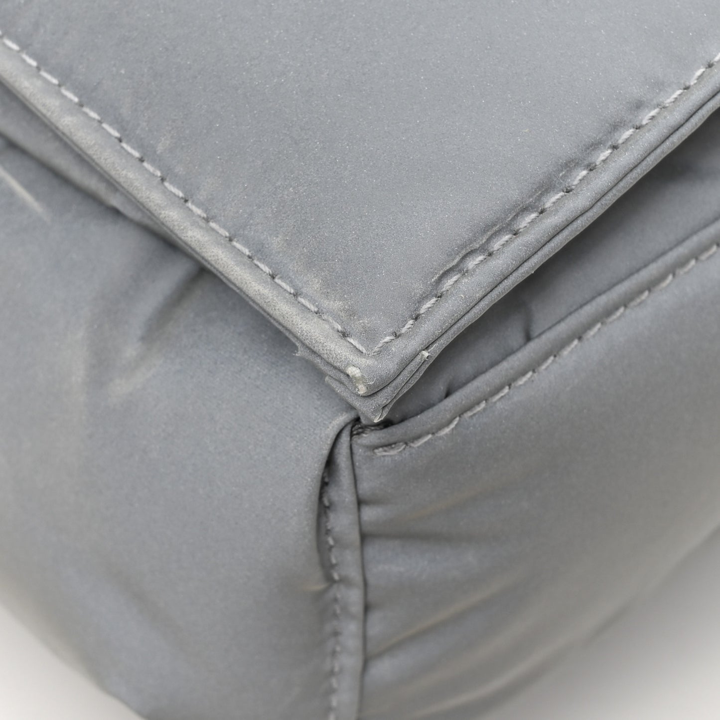 Nylon Intrecciato Padded Tech Cassette Bag Thunder