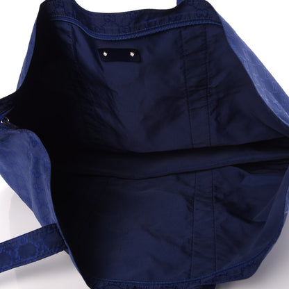 Gucci Nylon Monogram Large Tote Blue 5 of 8