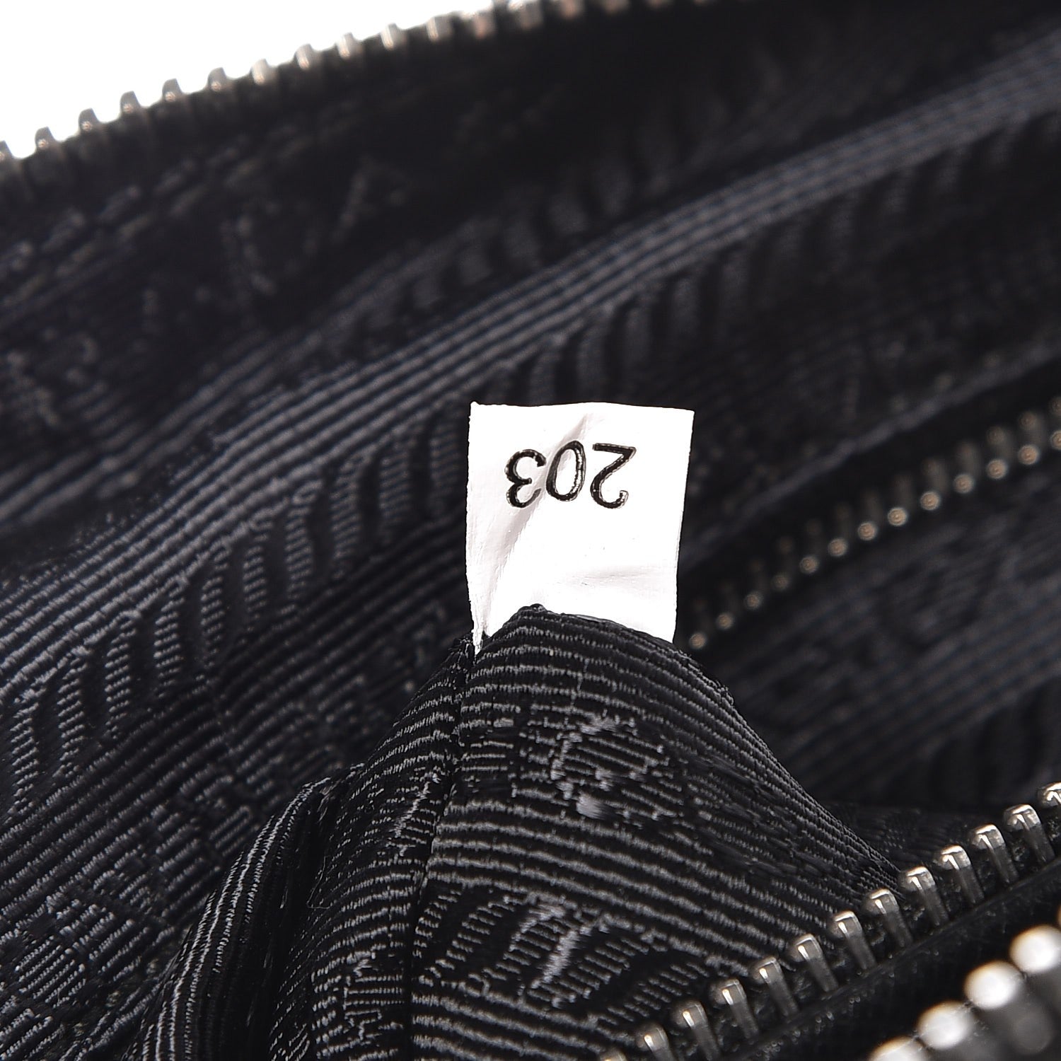 Prada Nylon Tessuto Impuntu Quilted Bandoliera Crossbody Bag Black