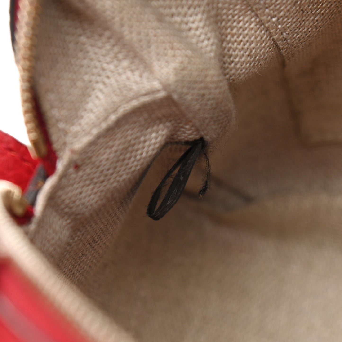 Monogram Mini Bree Messenger Bag Red