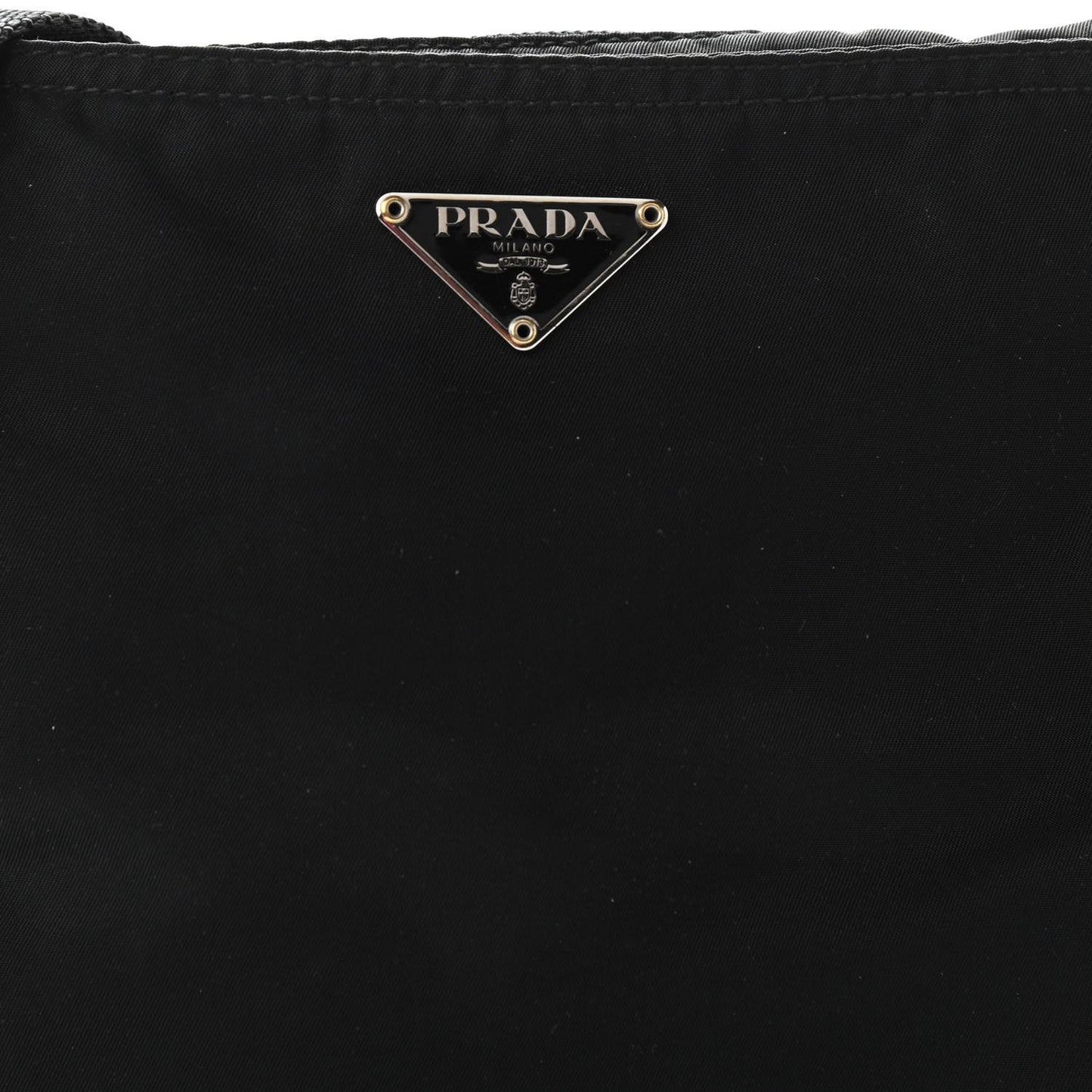 Nylon Messenger Bag Black
