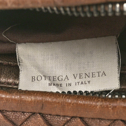 Bottega Veneta Metallic Nappa Intrecciato Medium Veneta Hobo Copper 7 of 11