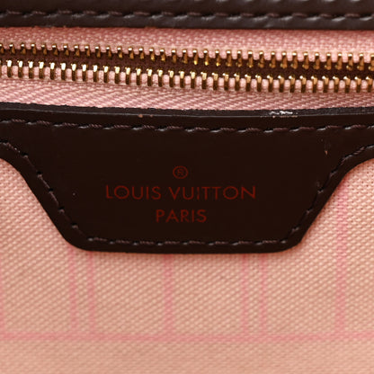 Louis Vuitton Damier Ebene Neo Neverfull MM  Rose Ballerine 6 of 13