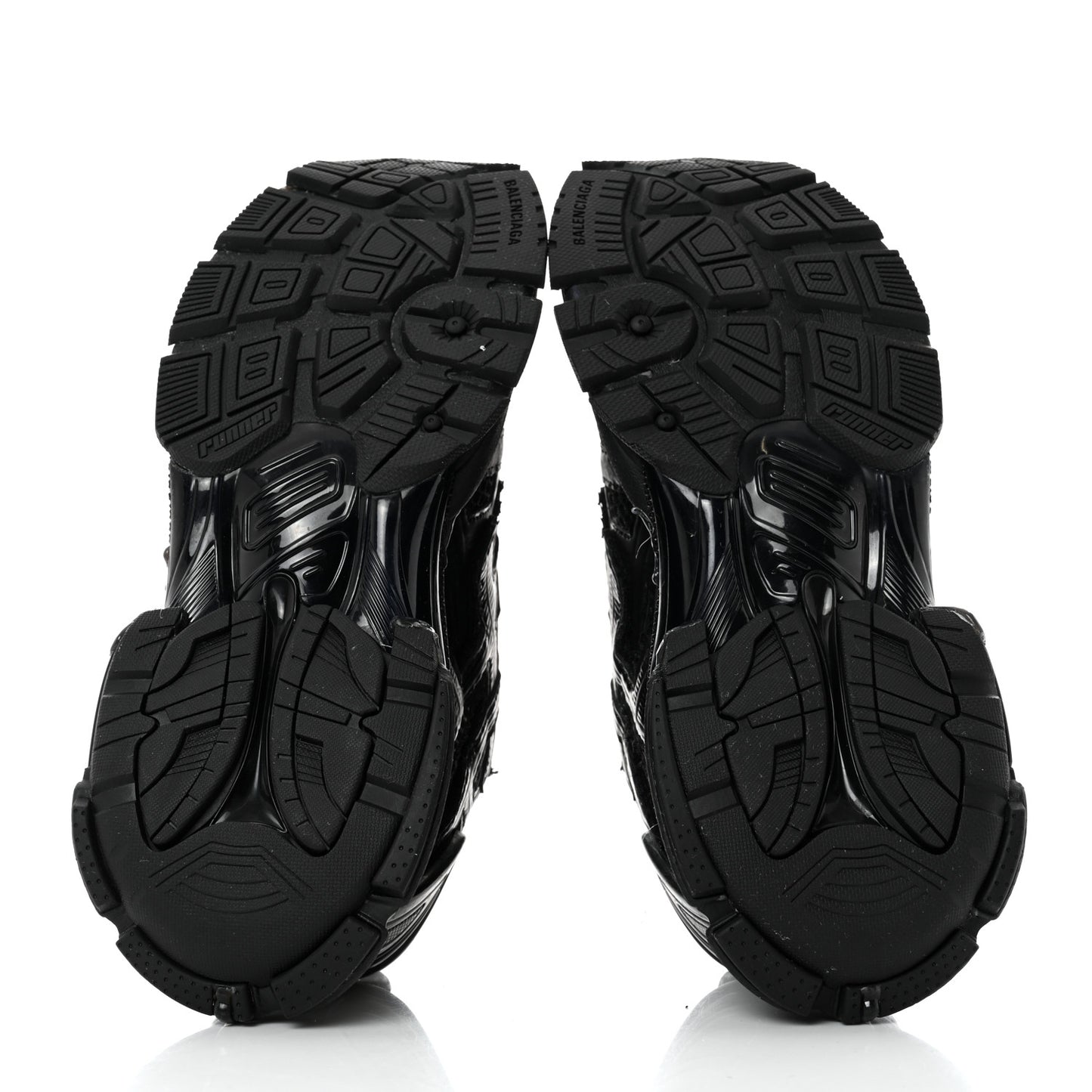 Mesh Rubber Monocolor Womens Runner Sneakers 38 Black