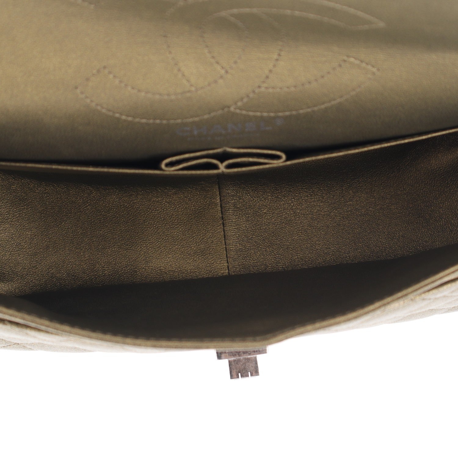 Chanel Metallic Calfskin Quilted 2.55 Reissue 226 Flap Green 5 of 10