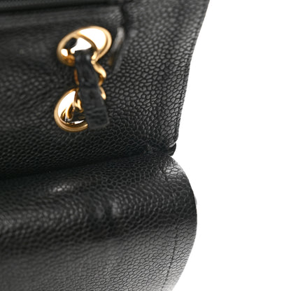Chanel Caviar Quilted Medium Double Flap Black 11 of 11