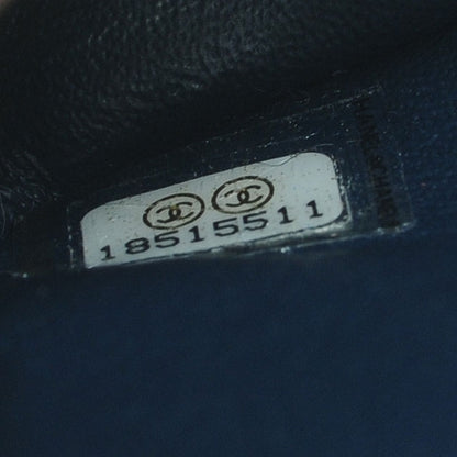 Chanel Patent Quilted Mini Flap Navy Blue 6 of 6