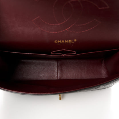 Chanel Lambskin Quilted Jumbo Double Flap Black 5 of 11