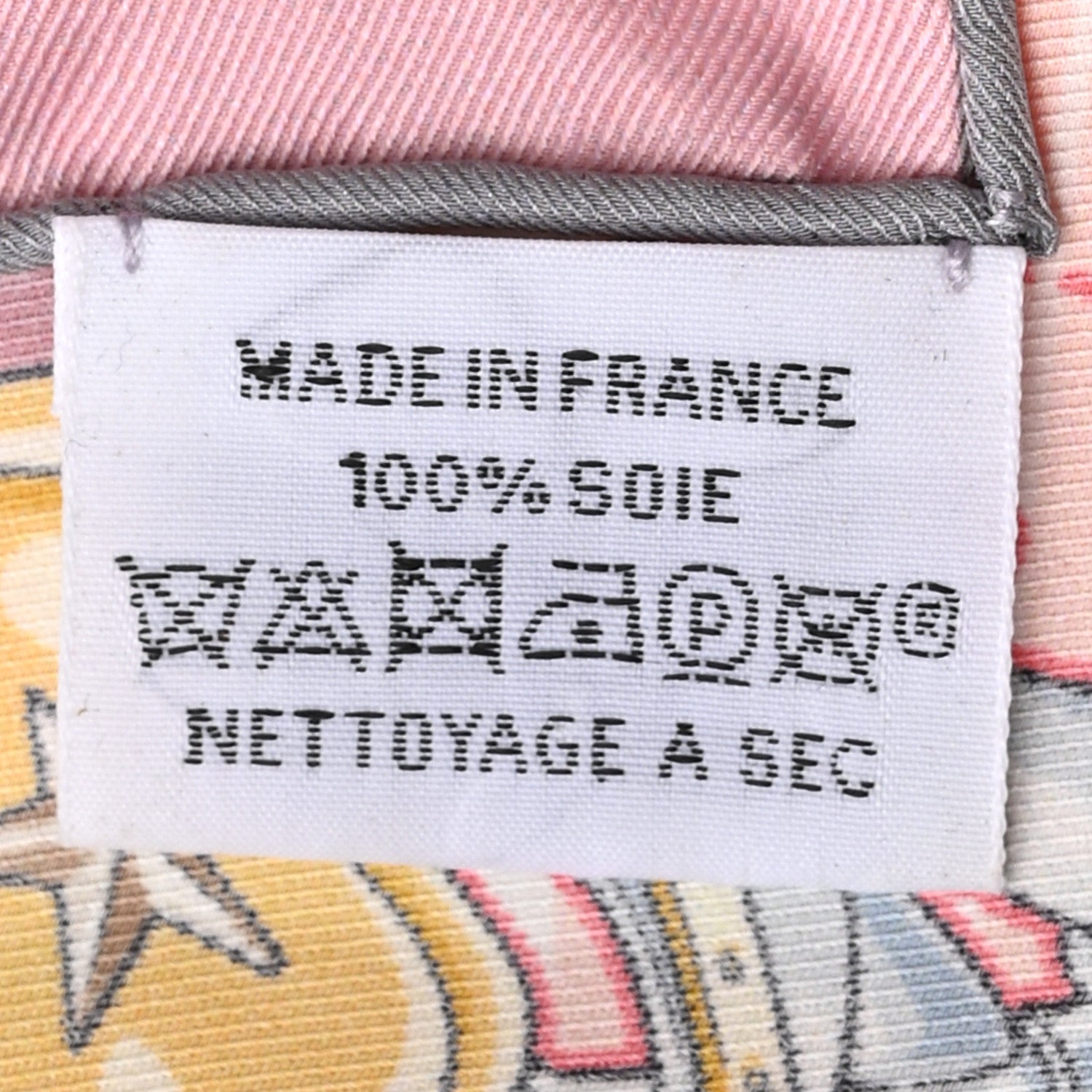 Hermes Silk Chorus Stellarum Scarf 70 Rose Poudre Gris 3 of 5