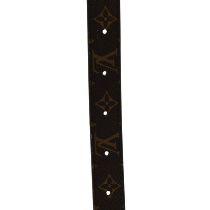 Louis Vuitton Calfskin Monogram 20mm LV Iconic Reversible Belt 85 34 Black 5 of 6