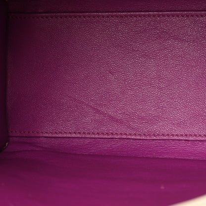 Celine Smooth Calfskin Nano Luggage White Magenta 11 of 24
