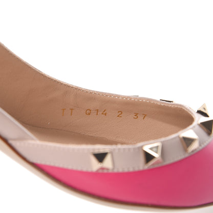 Valentino Garavani Nappa Rockstud Half D'Orsay Slingback 50mm Pumps 37 Disco Pink Poudre 9 of 10