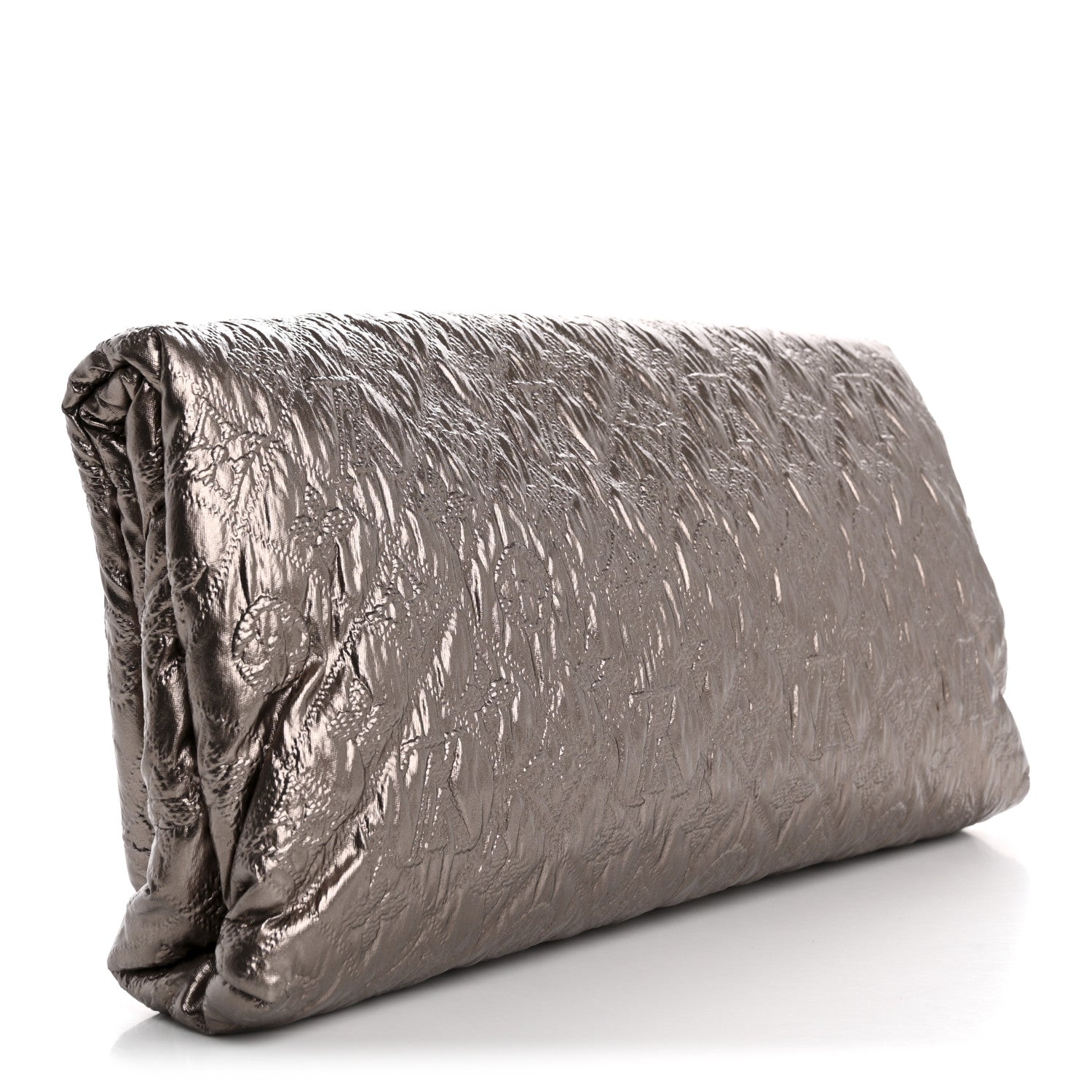 Louis Vuitton Jacquard Quilted Monogram Limelight Clutch MM Rose Gold 3 of 8