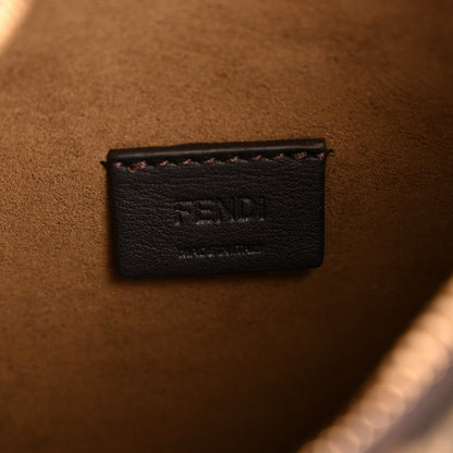 Fendi Fabric Jacquard Vitello Grace FF 1974 Mini Fendessence Shoulder Bag Tobacco Moro Ebano 6 of 11