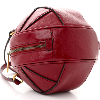 Gucci Piuma Lux Energy Mini Tifosa Basketball Shaped Shoulder Bag Romantic Cerise 9 of 10