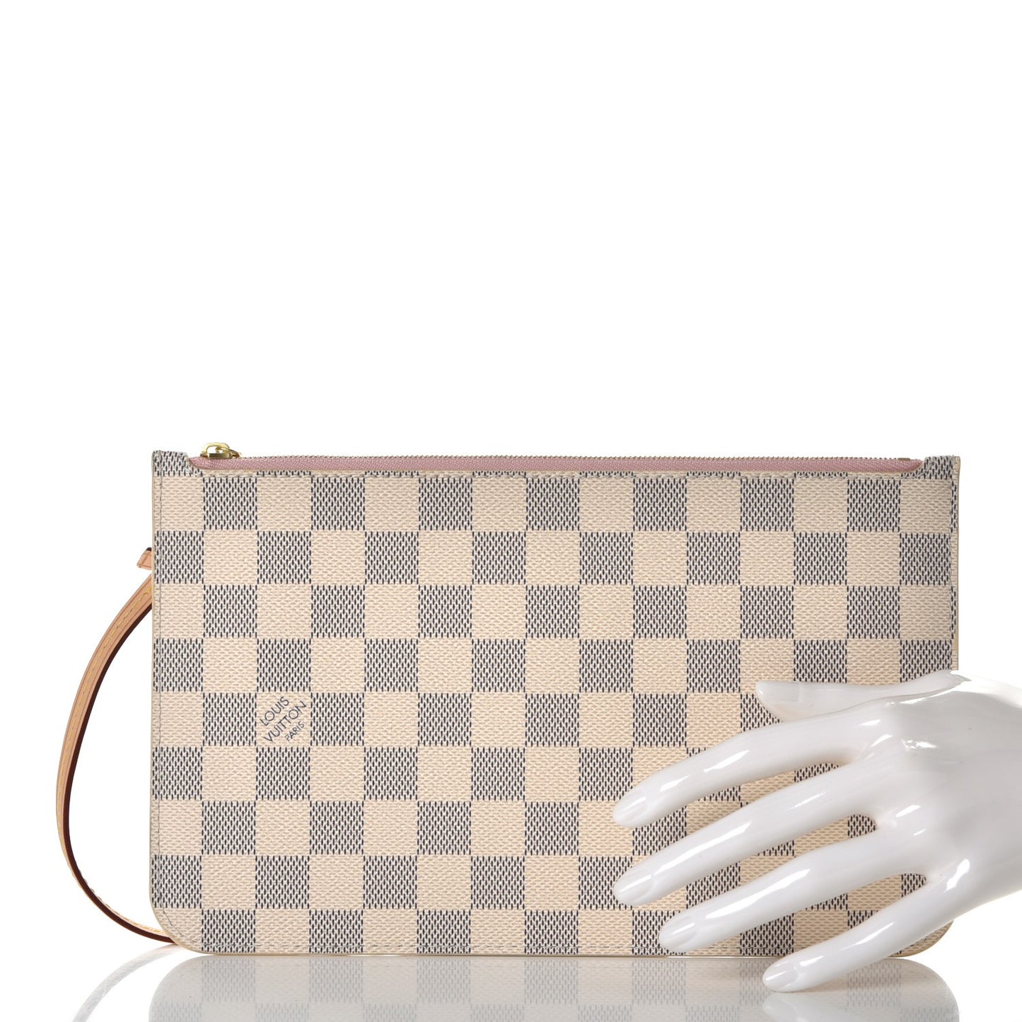Damier Azur Neverfull MM GM Pochette Rose Ballerine