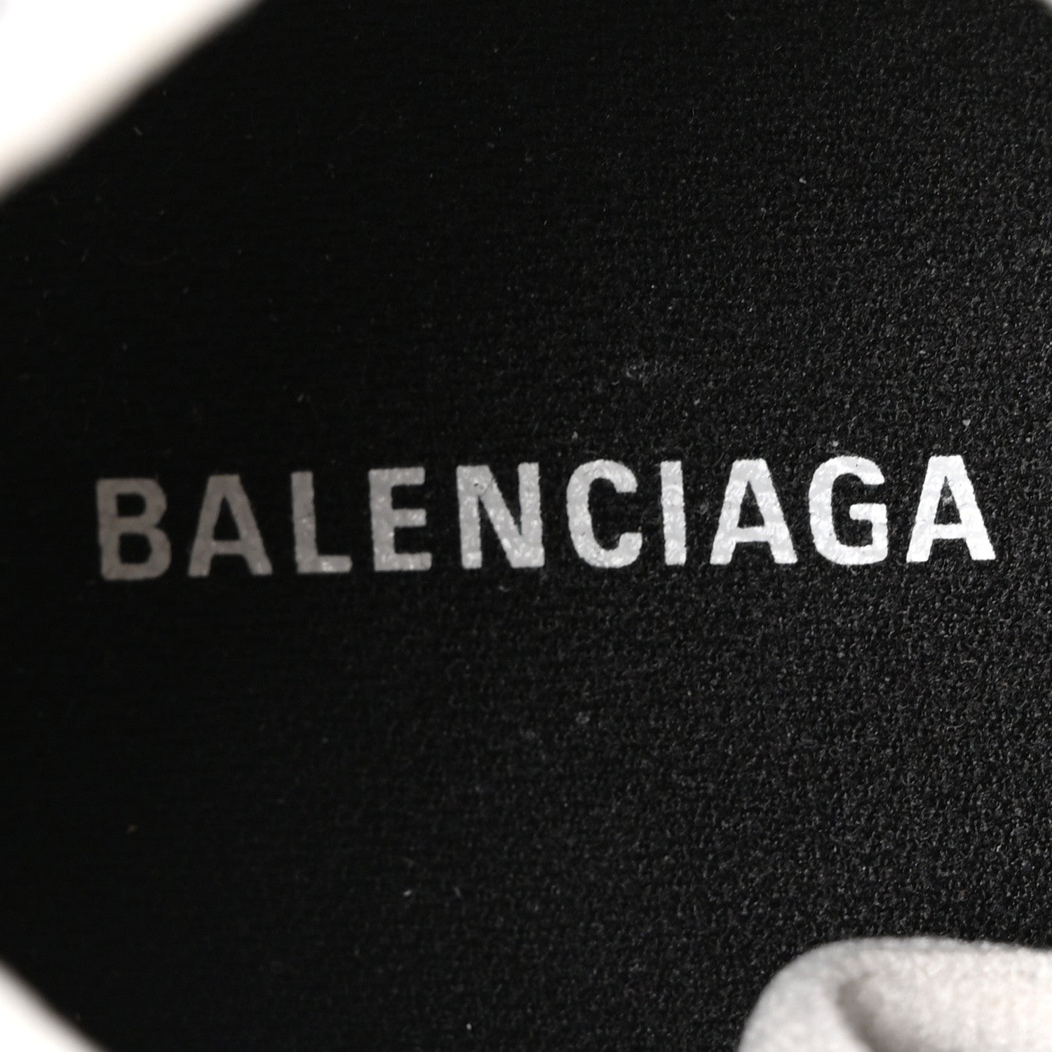 Balenciaga Metallic Calfskin Mesh Circuit Womens Sneaker 37 Silver White 8 of 8