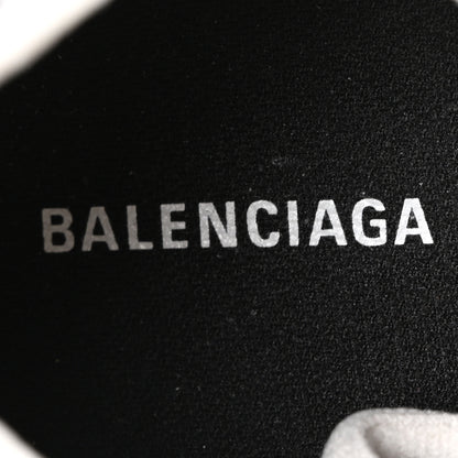 Balenciaga Metallic Calfskin Mesh Circuit Womens Sneaker 37 Silver White 8 of 8