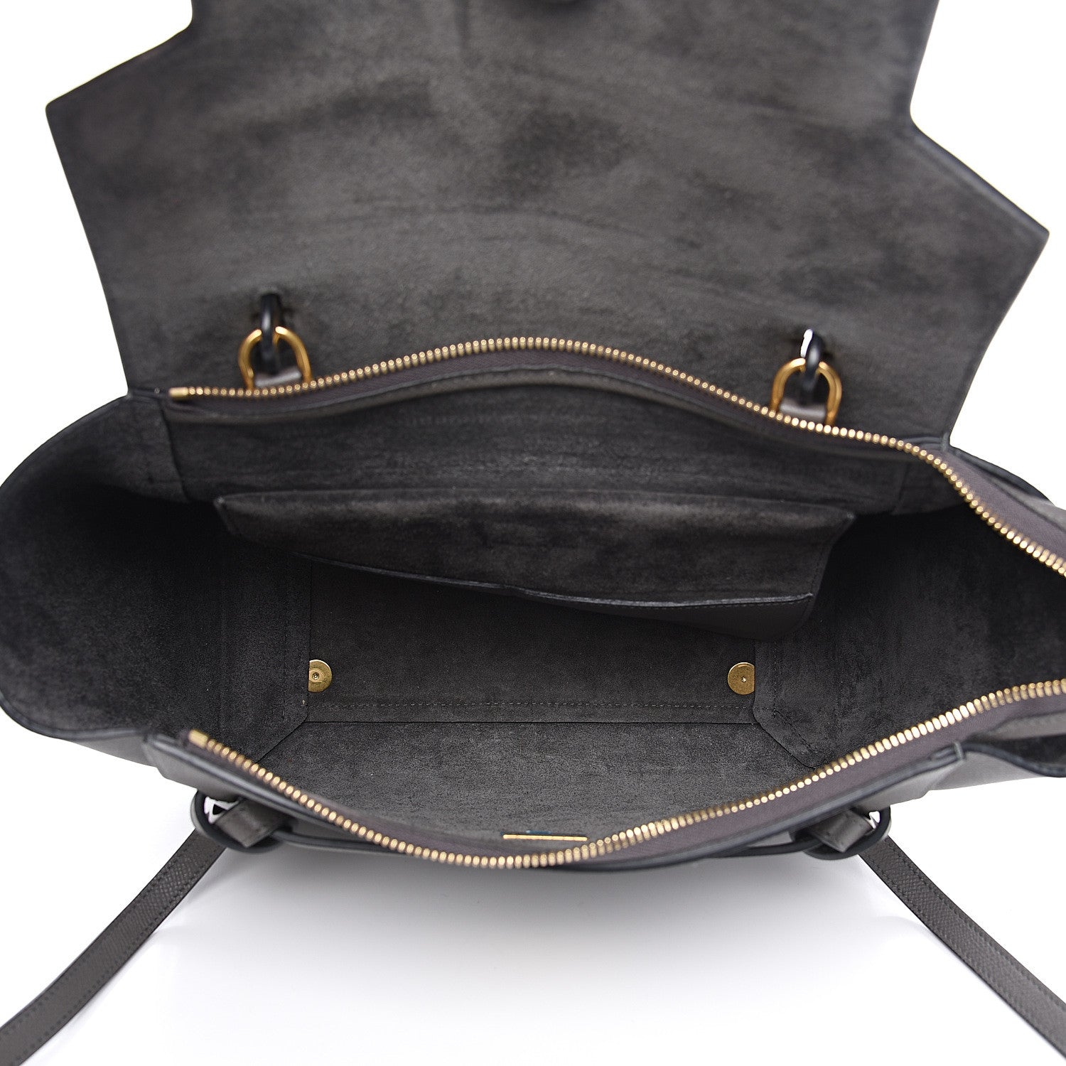 Celine Grained Calfskin Mini Belt Bag Grey 4 of 9