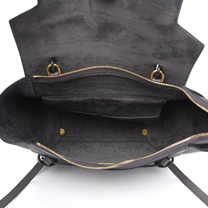Celine Grained Calfskin Mini Belt Bag Grey 4 of 9