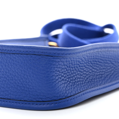 Hermes Taurillon Clemence Evelyne TPM Bleu Royal 10 of 11