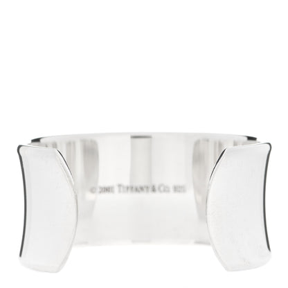 Tiffany Sterling Silver Wide 1837 Cuff Bracelet 2 of 3