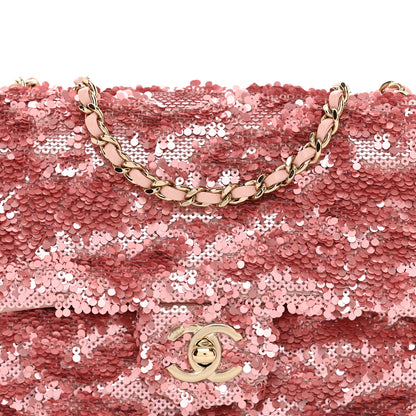 Chanel Sequin Mini Rectangular Flap Pink 5 of 10