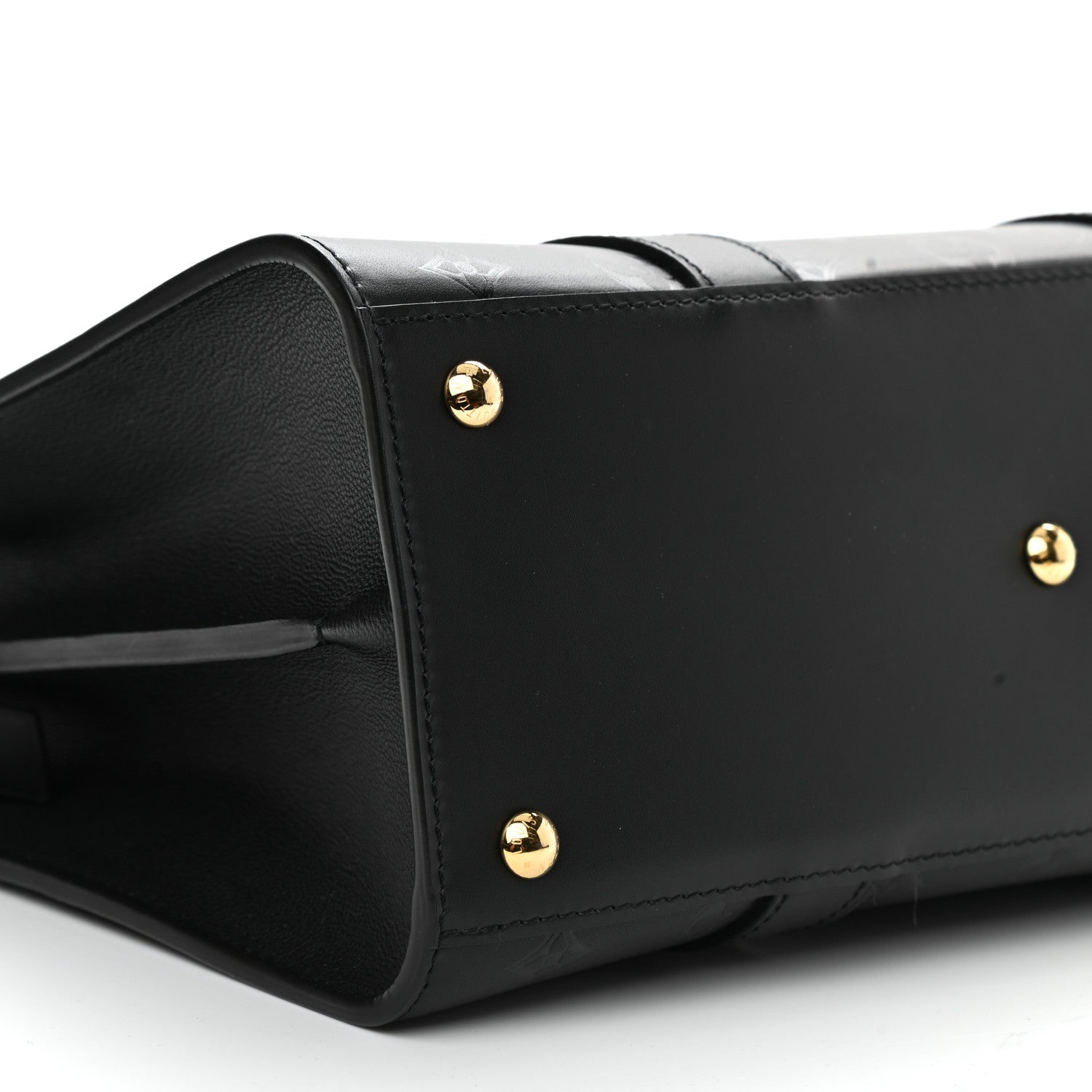 Louis Vuitton Monogram Cuir Plume Very Tote MM Black 8 of 10