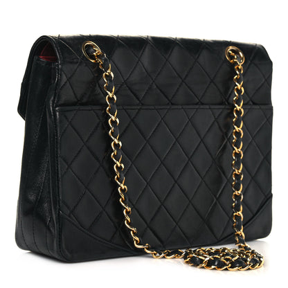 Chanel Lambskin Quilted Medium Single Flap Black 2 of 17