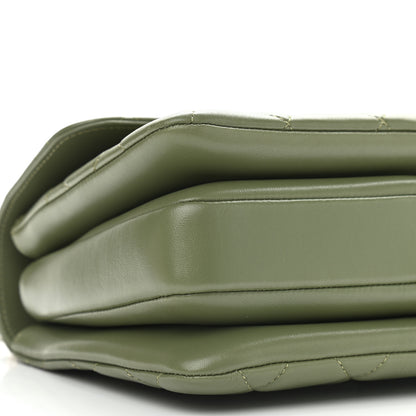 Chanel Lambskin Quilted Small Trendy CC Flap Dual Handle Bag Green 8 of 9