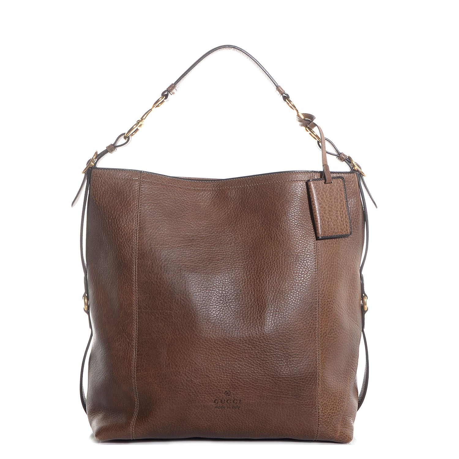 Gucci Calfskin Large Harness Hobo Maple Brown 1 of 8