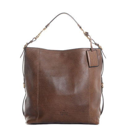 Gucci Calfskin Large Harness Hobo Maple Brown 1 of 8