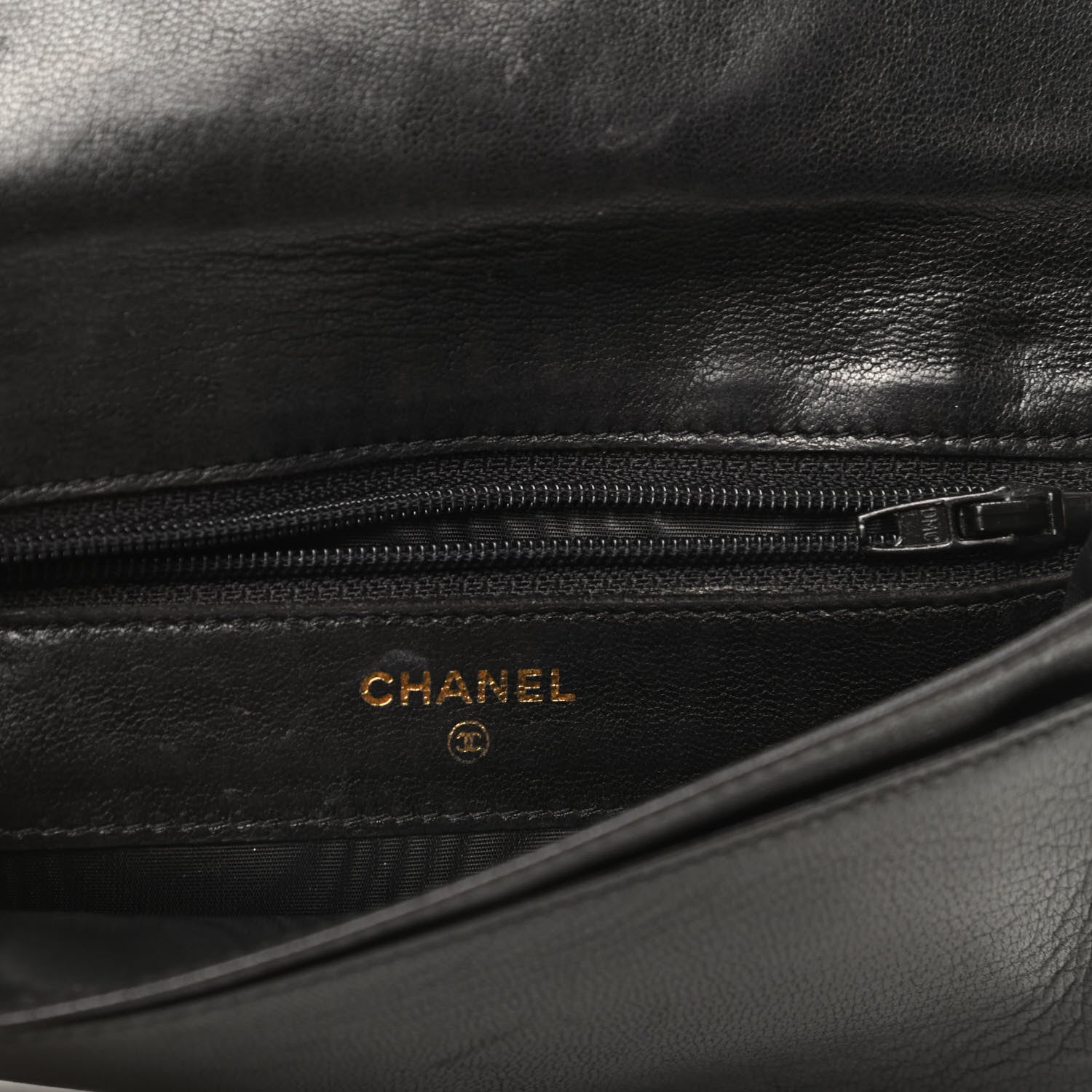 Chanel Goatskin Timeless CC Flap Wallet Black 6 of 10
