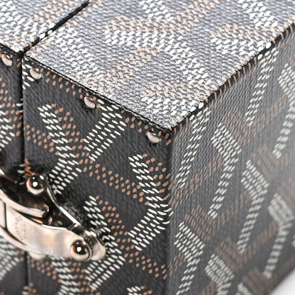 Goyard Goyardine Precious Metals Regence Mini Trunk Black 8 of 11