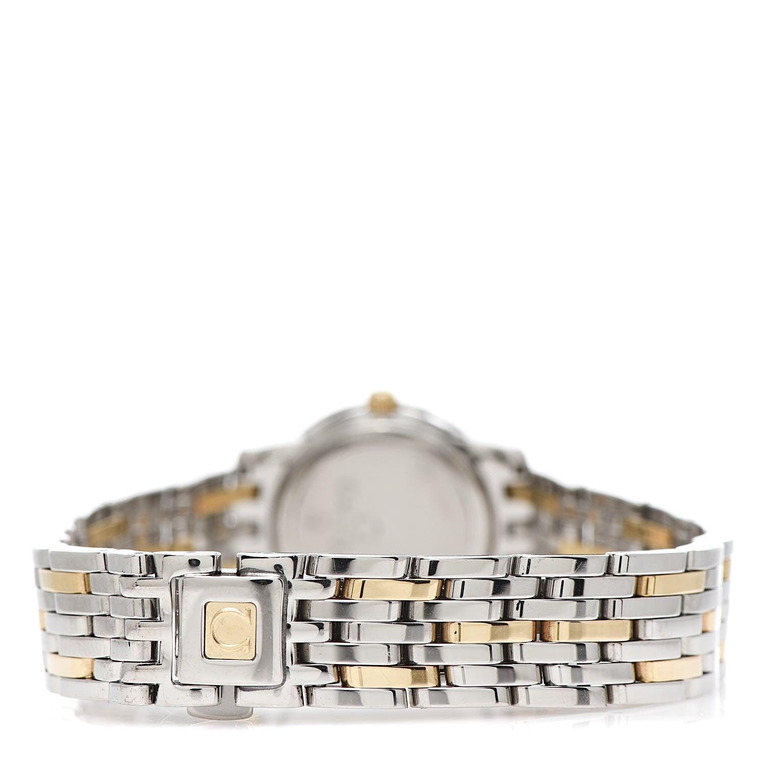 Omega Stainless Steel 18K Yellow Gold Mother of Pearl 22mm De Ville Prestige Quartz Watch 4370.71.00 4 of 6